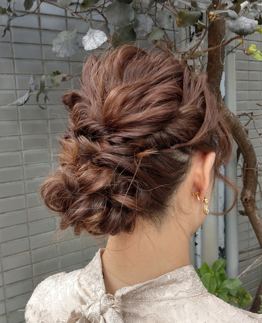 お呼ばれヘアセット